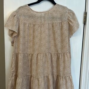 Bohemian babydoll tunic